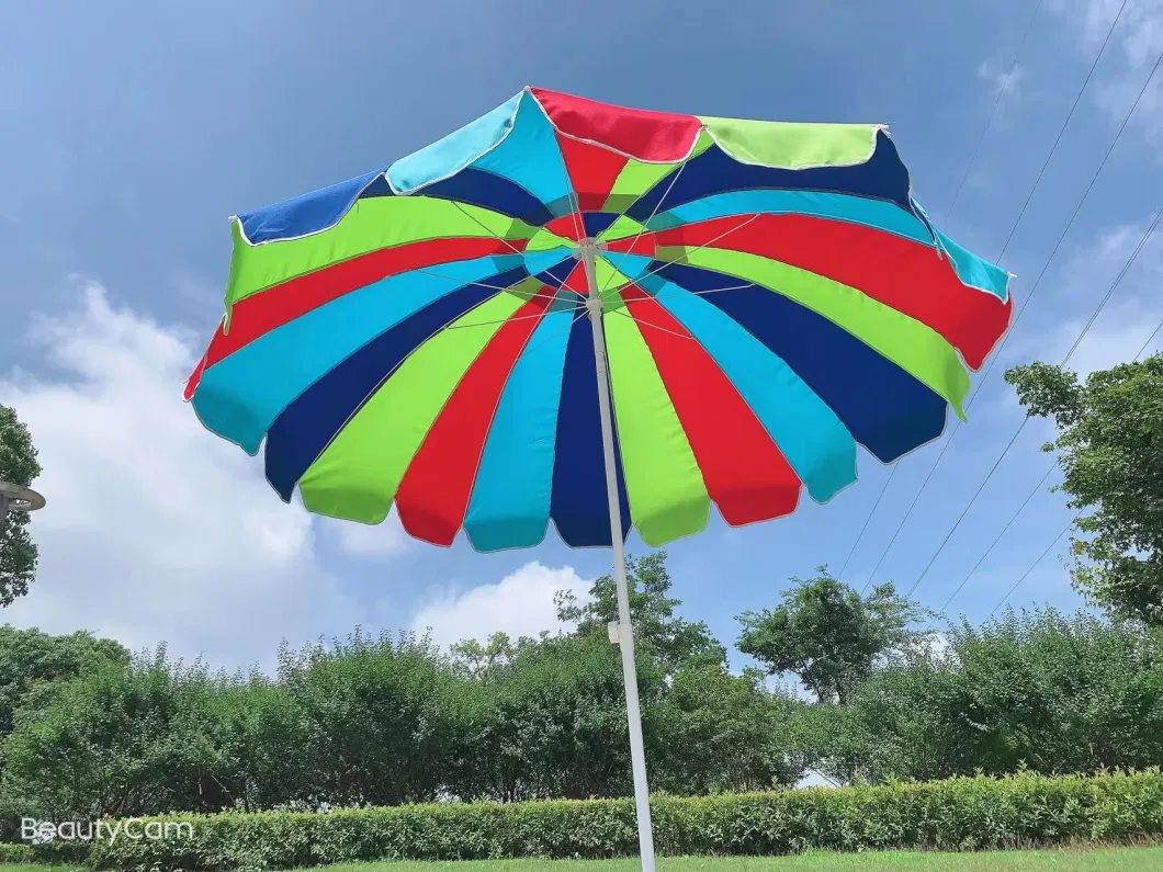 High Quality Customized Polyester Outdoor Beach Umbrellas